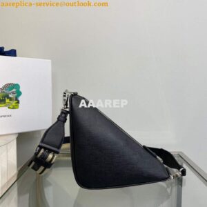 Replica Prada Saffiano Prada Triangle bag 2VH155 Black 2