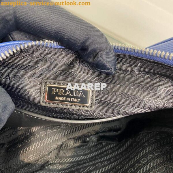 Replica Prada Saffiano Prada Triangle bag 2VH155 Blue 10