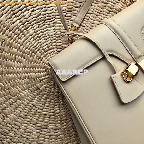 Replica Celine 16 Bag In Satinated Calfskin 187373 2 Sizes Beige 4