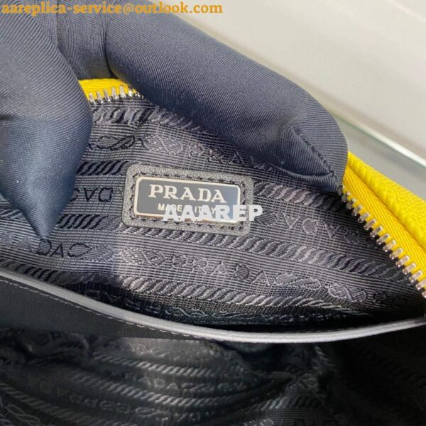 Replica Prada Saffiano Prada Triangle bag 2VH155 Yellow 10