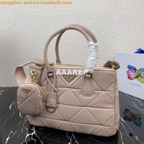 Replica Prada Small Prada Galleria Saffiano Leather bag 1BA863 Apricot 8