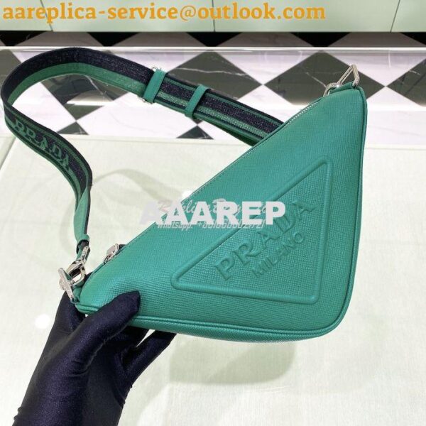 Replica Saffiano Prada Triangle bag 2VH155 Mango 4
