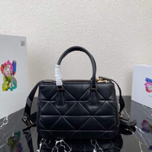 Replica Prada Small Prada Galleria Saffiano Leather bag 1BA863 Black