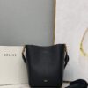 Replica Celine 178303 Sangle Small Bucket Bag in Soft Grained Calfskin Brown 2