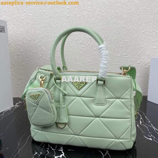 Replica Prada Small Prada Galleria Saffiano Leather bag 1BA863 Green 11