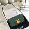 Replica Celine 194143 Triomphe Shoulder Bag in Natural Calfskin Light Yellow 2