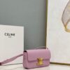 Replica Celine 194143 Triomphe Shoulder Bag in Natural Calfskin Light Yellow