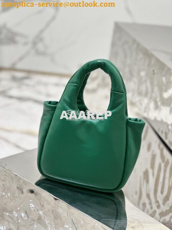 Replica Prada Small Padded Soft Nappa-Leather bag 1BA359 Green 13