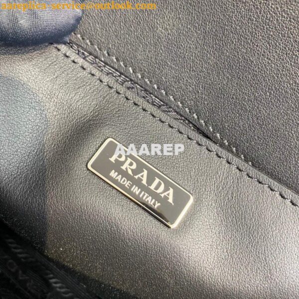 Replica Prada Brushed leather Prada Femme 1BD323 Black 10