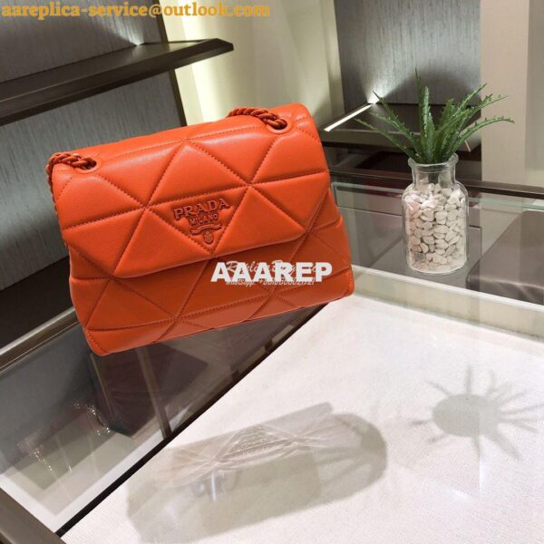 Replica Prada Small Spectrum Shoulder Bag 1BD233 Orange 3