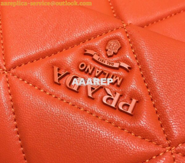 Replica Prada Small Spectrum Shoulder Bag 1BD233 Orange 6