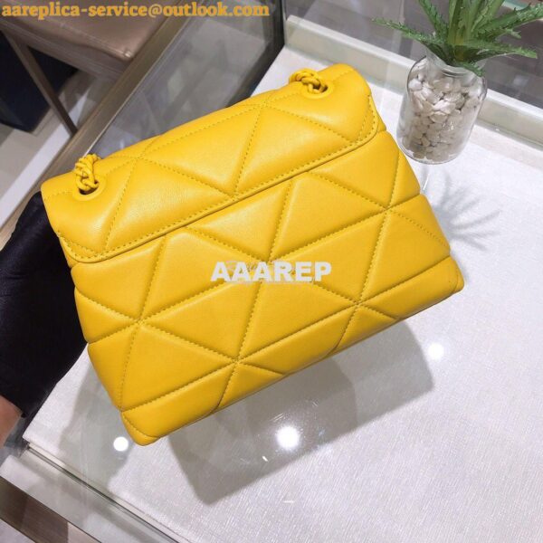 Replica Prada Small Spectrum Shoulder Bag 1BD233 Yellow 5