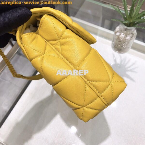 Replica Prada Small Spectrum Shoulder Bag 1BD233 Yellow 7