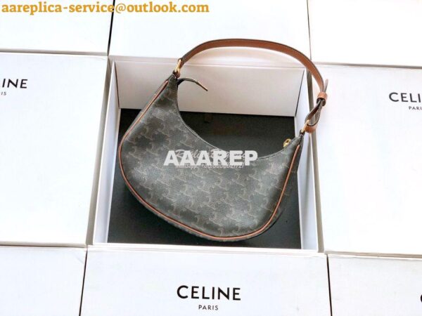 Replica Celine Ava Bag In Triomphe Canvas 193952 Tan 5