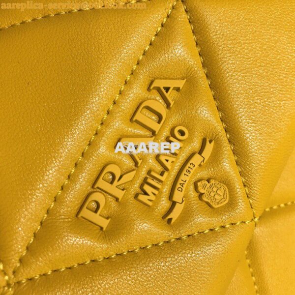 Replica Prada Small Spectrum Shoulder Bag 1BD233 Yellow 9