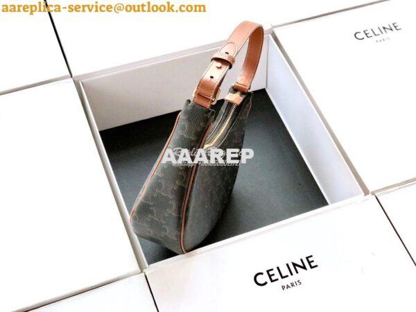 Replica Celine Ava Bag In Triomphe Canvas 193952 Tan 6