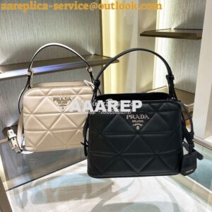 Replica Prada Spectrum Small Leather Bag 1BA311 Black