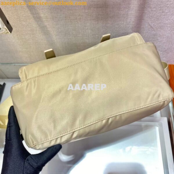 Replica Prada Medium Nylon Shoulder Bag 1BD671 Apricot 5