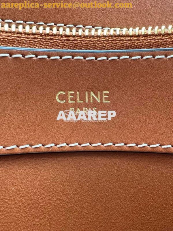 Replica Celine Bucket Triomphe In Natural Calfskin 199913 Tan 15