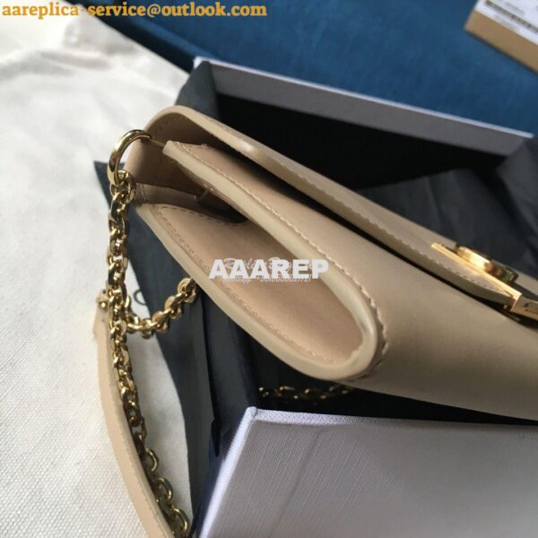 Replica Celine C Wallet On Chain in Smooth Calfskin 10B903 Beige 6