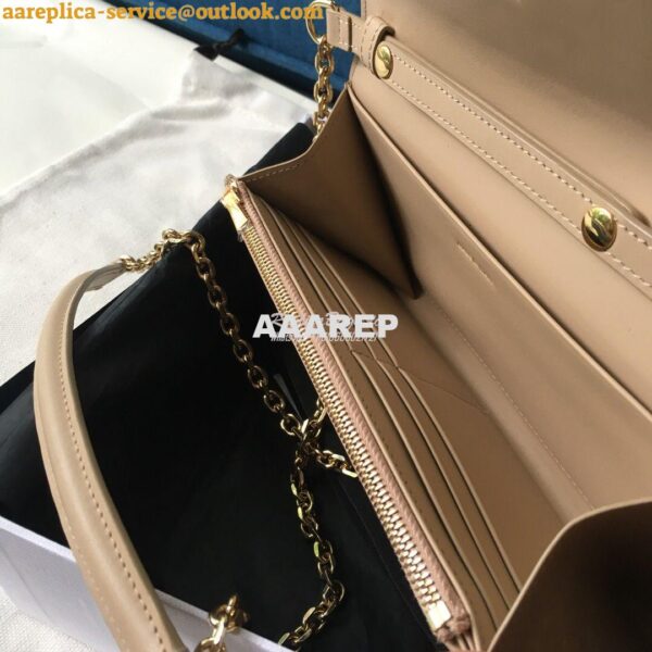 Replica Celine C Wallet On Chain in Smooth Calfskin 10B903 Beige 9