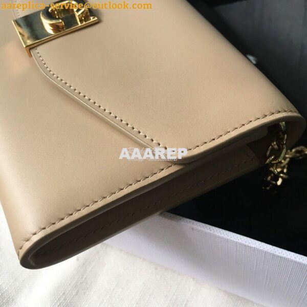 Replica Celine C Wallet On Chain in Smooth Calfskin 10B903 Beige 10