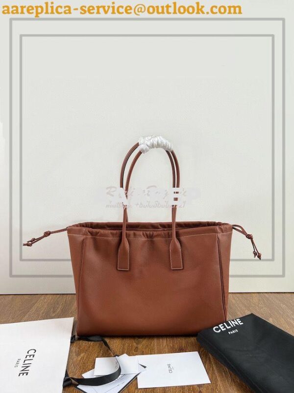 Replica Celine Cabas Drawstring Cuir Triomphe In Smooth Calfskin 19997 12