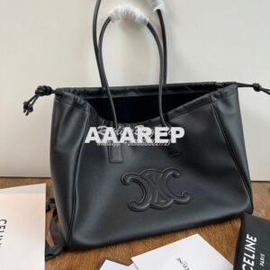 Replica Celine Cabas Drawstring Cuir Triomphe In Smooth Calfskin 19997