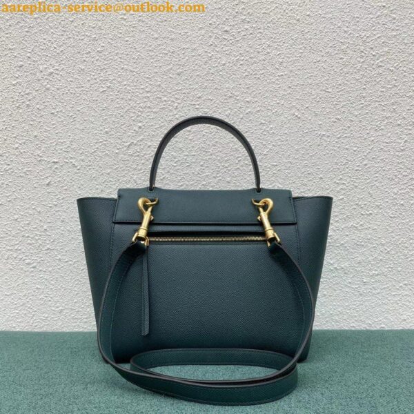 Replica Celine Micro Belt Bag In Amazone Grained Calfskin 6