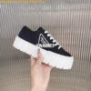 Replica Prada Nylon Gabardine Sneakers 1E260M Blue 2