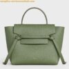 Replica Celine Micro Belt Bag In Light Taupe Grained Calfskin 2