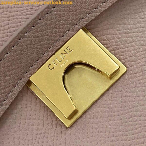 Replica Celine Micro Belt Bag In Vintage Pink Grained Calfskin 15