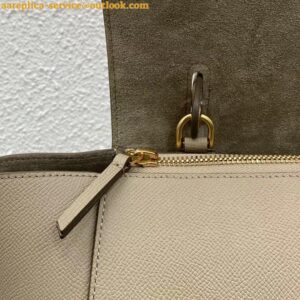 Replica Celine Belt Mini Bag In Light Taupe Grained Calfskin