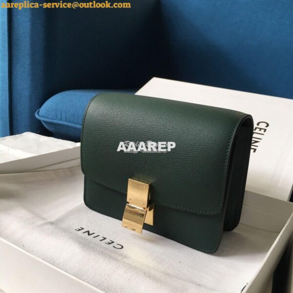 Replica Celine Classic Box Bag in Calfskin with Cork Effect Amazone 3