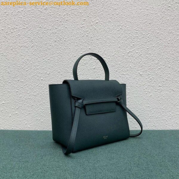 Replica Celine Belt Nano Bag In Amazone Grained Calfskin 5