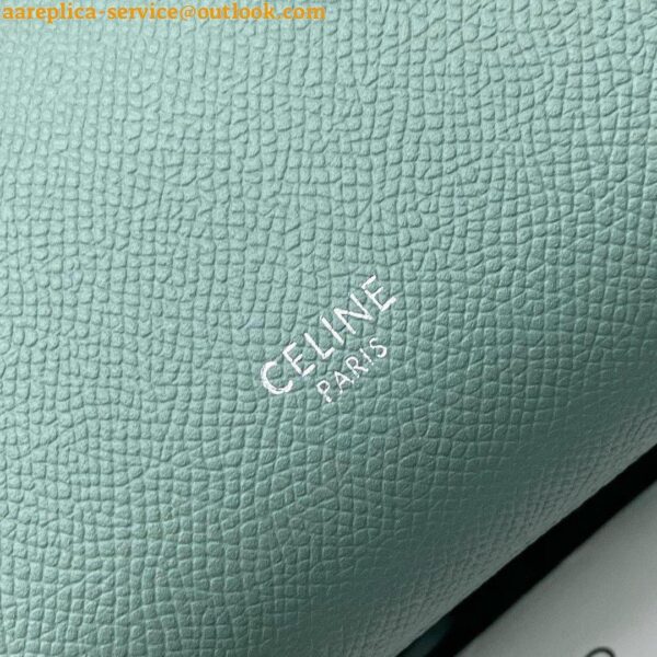 Replica Celine Belt Nano Bag In Celadon Grained Calfskin 5