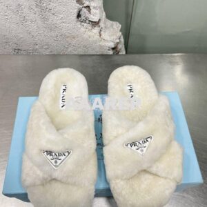 Replica Prada Shearling sandals 1XX600 2