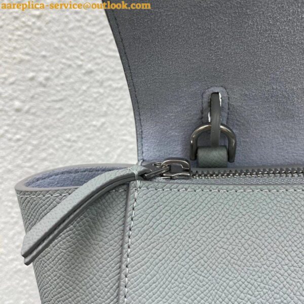 Replica Celine Belt Nano Bag In Mineral Grained Calfskin 9