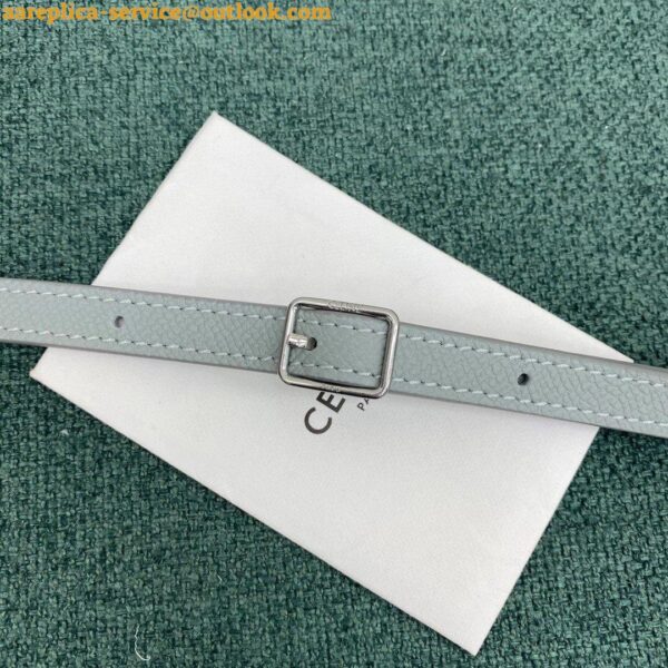 Replica Celine Belt Nano Bag In Mineral Grained Calfskin 12