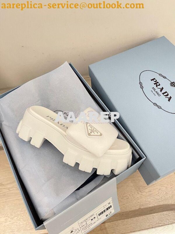 Replica Prada Soft padded nappa leather sandals 55mm 1XX661 9