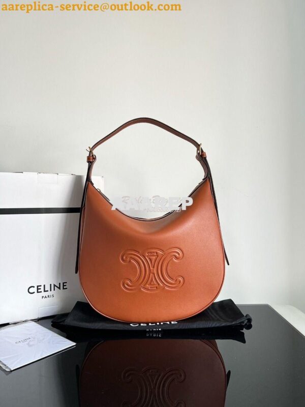 Replica Celine Heloise Bag In Supple Calfskin 114713 Tan 3