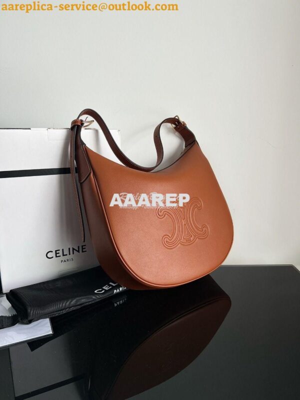 Replica Celine Heloise Bag In Supple Calfskin 114713 Tan 5