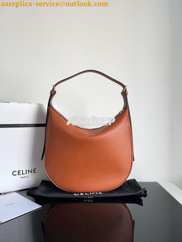 Replica Celine Heloise Bag In Supple Calfskin 114713 Tan 17