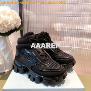 Replica Prada Cloudbust Thunder Sneakers Men/ Female 2TG180 Black