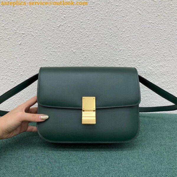 Replica Celine Classic Box Medium Bag In Amazone Box Calfskin 8