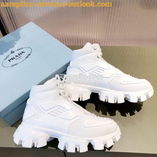 Replica Prada Cloudbust Thunder Sneakers Men/ Female 2TG180 White 7