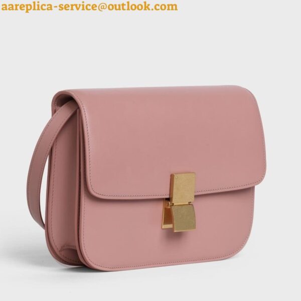 Replica Celine Classic Box Medium Bag In Antique Rose Box Calfskin 3