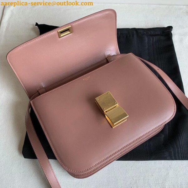 Replica Celine Classic Box Medium Bag In Antique Rose Box Calfskin 6