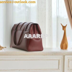 Replica Celine Large Soft 16 Bag In Smooth Calfskin 194043 Burgundy 2