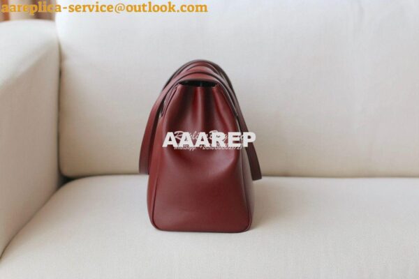 Replica Celine Large Soft 16 Bag In Smooth Calfskin 194043 Burgundy 6